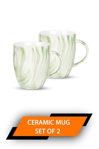 Treo Marble Ceramic Mug Set Of 2 240ml